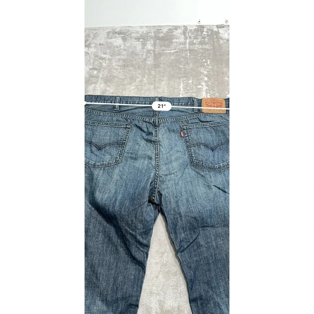 Levis 559 Cropped Denim Blue Jeans Men Size W42 x L 30 (21.5